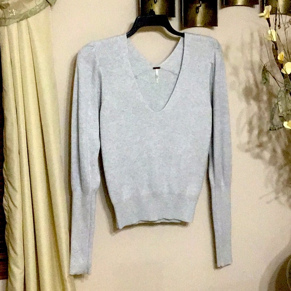 Free People XS Gray Sweater